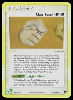 Pokemon Card - Claw Fossil Sandstorm 90/100 Reverse Holo - Image 1