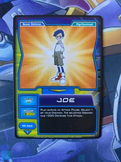 DD-004 Joe Kido Digimon Card CCG 2004 Bandai Adventure - Image 1
