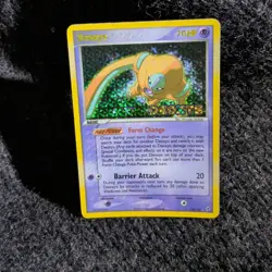 Deoxys 18/107 Defense Forme EX Deoxys Pokemon Card Reverse Holo Foil Rare HP - Image 1