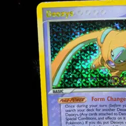 Deoxys 18/107 Defense Forme EX Deoxys Pokemon Card Reverse Holo Foil Rare HP - Image 2