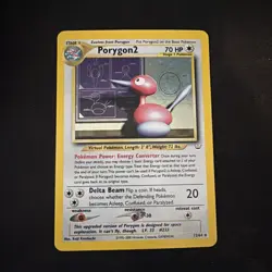 Pokemon TCG Unlimited Porygon2 Neo Revelation Holo Rare Card 12/64 - Image 1