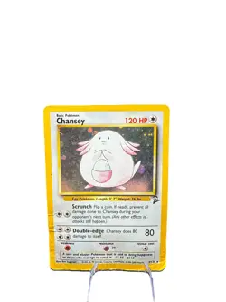 Pokemon TCG 1999-2000 Chansey 3/130 Base Set 2 Holo Rare Vintage Card! 🔥🔥 - Image 2