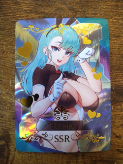 SSR Beautiful Waifu Card - Bulma - Goddess Story Dragon Ball FOIL - Image 1