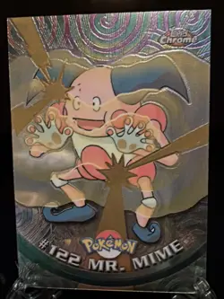 2000 Pokemon Topps Chrome "Mr. Mime" Card - Series 2 - Image 1