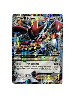M Scizor EX 77/122 BREAKpoint Ultra Rare Holo Pokemon TCG Card LP - Image 1