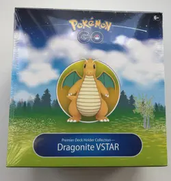 Pokemon Go Premier Deck Holder Collection Dragonite VSTAR Sealed - Image 1