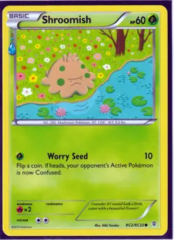 2016 POKEMON SHROOMISH RC2/RC32 GENERATIONS- RADIANT COLLECTION REGULAR-NM/M - Image 1