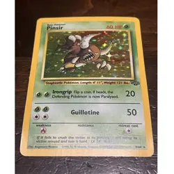 Pokemon Pinsir 9/64 Jungle Holo Rare Unlimited English 1999 HP60 Basic - Image 1
