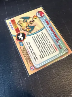 Charizard 06 Topps Holo Foil Pokemon - Blue Logo - Image 4
