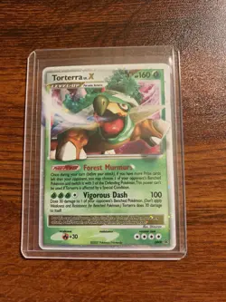 Pokemon TCG Torterra LV.X DP Black Star Promotional DP09 Holo Promo LP -NM - Image 1