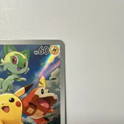 Pokemon TCG Pikachu Promo Full Art Holo 027/ Sv: Scarlet & Violet 60 HP Basic - Image 3