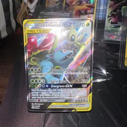 Tag Team Celebi & Venusaur GX #SM167 NEAR MINT Pokemon Promo ultra rare - Image 1