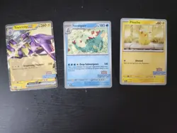 Pokemon TCG Illustrator Promo Pikachu Toxtricity EX Feraligator SVP 213 214 215 - Image 1