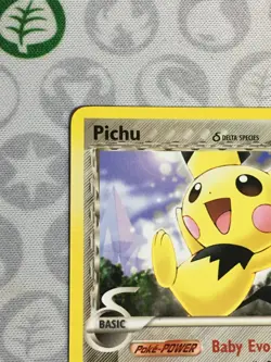 D1425 POKEMON TCG HOLON PHANTOMS PICHU 76 LP COMMON - Image 3