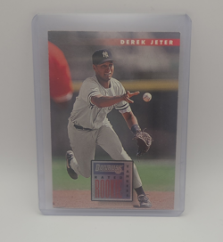 Donruss 1996 Rated Rookie Derek Jeter #491 New York Yankees Baseball Card - Image 1