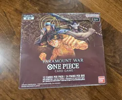 One Piece TCG OP-02 Paramount War Booster Box English Edition, Sealed - Image 1