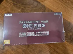 One Piece TCG OP-02 Paramount War Booster Box English Edition, Sealed - Image 2
