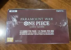 One Piece TCG OP-02 Paramount War Booster Box English Edition, Sealed - Image 4