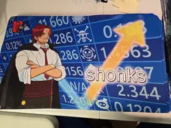 one piece tcg Meme Playmat Shonks Unstitched - Image 1