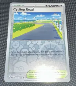 Pokemon Cycling Road 157/165 Reverse Holo Uncommon SV: Scarlet & Violet 151 Near - Image 1
