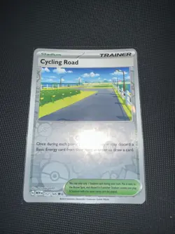 Pokemon Cycling Road 157/165 Reverse Holo Uncommon SV: Scarlet & Violet 151 Near - Image 2