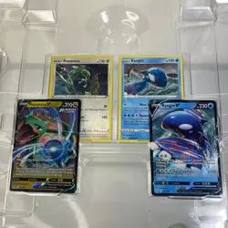 Pokemon Crown Zenith Sea & Sky Premium Collection Rayquaza Kyogre Lot 4 Unopened - Image 1