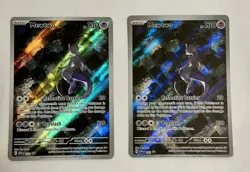 Pokemon Tcg: Scarlet & Violet 151 Mewtwo 052 Promo Lot 2x NM - Image 1