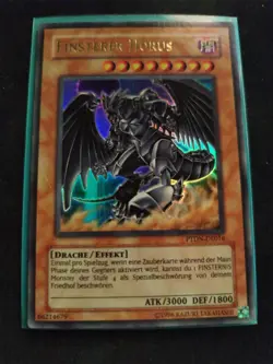 Finsterer Horus PTDN-DE016 Ultra Rare Deutsch YUGIOH Oldshool - Near Mint - Image 1