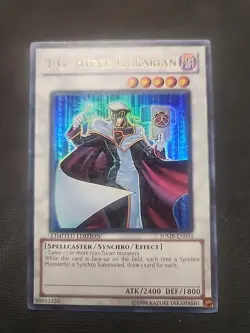 YuGiOh T.G. Hyper Librarian JUMP-EN051 Limited Edition Ultra Rare NM - Image 1