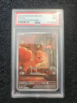 2025 POKEMON MEG EN-MEGA EVOLUTION #138 VULPIX ILLUSTRATION RARE - Image 1