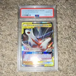 Pokemon TCG 2019 Team Up Latias & Latios GX TAG TEAM Holo 113/181 PSA 10 - Image 1