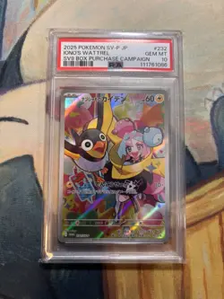 Iono'S Wattrel Sv9 Box Purchase Campaign Pokemon Japanese Sv-P Promo 232 PSA 10 - Image 1