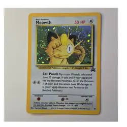 Meowth [Holo Promo] Pokemon TCG WotC Promo #10/53 [Swirl] - Image 1