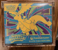 Pokemon Ascended Heroes Pokemon Center ETB SEALED w/ Acrylic Case - Image 1