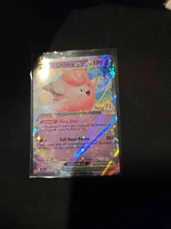 Pokemon TCG Lillie's Clefairy ex 056/159 SV09 Journey Together Double Rare Holo - Image 1