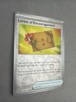Pokemon TCG * SV Obsidian Flames * 189/197 Letter of Encouragement REVERSE HOLO - Image 2