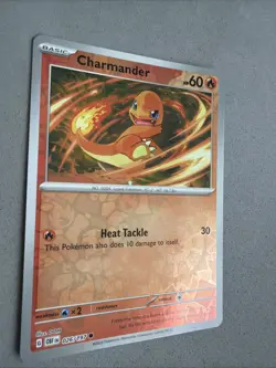 Pokemon TCG * SV Obsidian Flames * 26/197 Charmander REVERSE HOLO Common * NM - Image 2