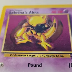 Sabrina's Abra [Promo] Pokemon Wizards of the Coast Promo #19/53 - Image 2