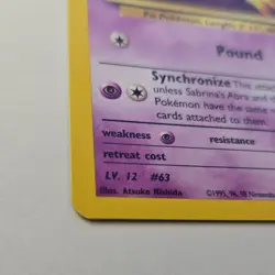 Sabrina's Abra [Promo] Pokemon Wizards of the Coast Promo #19/53 - Image 4