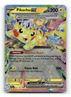 Pikachu ex Double Rare - Surging Sparks 057/191 - NM - Image 1