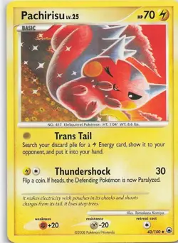Pokemon Pachirisu 43/100 Majestic Dawn - Image 1