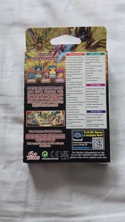 YuGiOh TCG: Fire Kings Revamped Structure Deck : 1st Edition Box - Image 2
