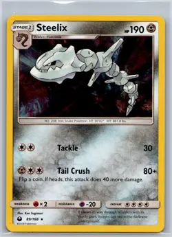 Steelix 89/168 Holo Rare Celestial Storm Pokemon Holo Near Mint - Image 1