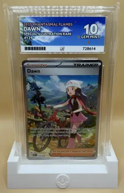 Dawn 129/094 SIR - Phantasmal Flames - Pokemon TCG - ✨ACE 10 ✨ Subgrades all 10 - Image 1