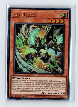 Ext Ryzeal - Ultra Rare NM First Ed Yugioh CRBR - Image 1