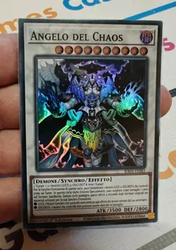 ANGELO DEL CHAOS • (Chaos Angel) • Super Rara RA05 IT043 • 1Ed • Yu-Gi-Oh NUOVA - Image 1