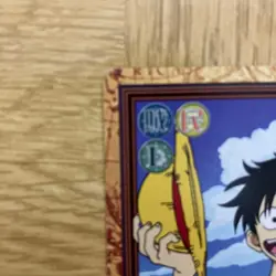 Luffy C05 Hyper Battle Card One Piece Carddass Bandai Japanese Vintage Card - Image 2