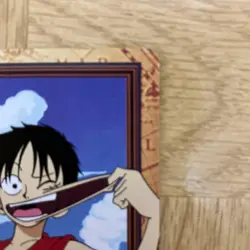 Luffy C05 Hyper Battle Card One Piece Carddass Bandai Japanese Vintage Card - Image 3