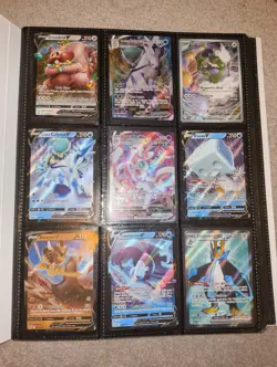 Pokemon TCG Binder Collection Job Lot Mixed Cards EX V VMAX Full Art Holos - Image 2