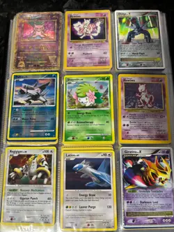 Pokemon Binder Collection 100+ Cards Many Rares Holos Commons Lot - Image 1